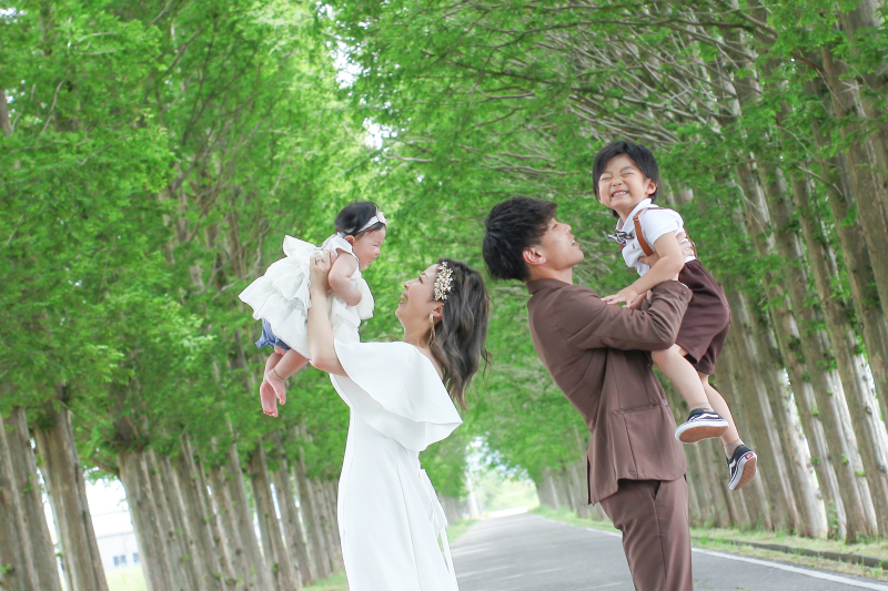 『家族と一緒に撮影する』自由で大切な時間