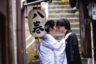 古式ゆかしき白無垢で、最も美しい瞬間を