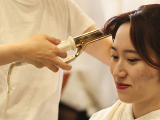 メイクシーン撮影