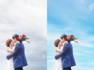 【レタッチデータ】青空加工