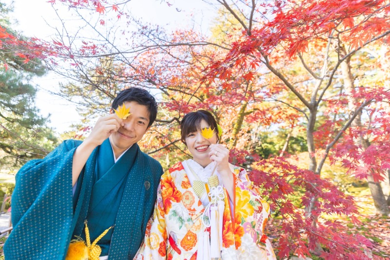 【秋限定】ロケーション撮影もOK!衣裳・ヘアメイク・データ全部込みフォトウェディング