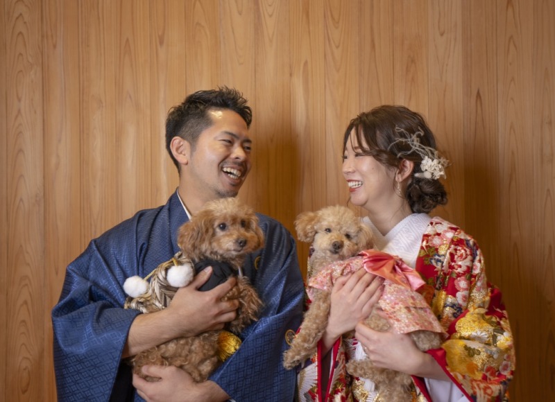 【愛しのペットと一緒に撮影!】ペットフォトプラン