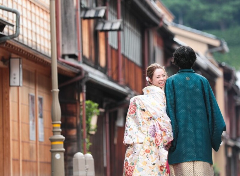 【和装プラン兼六園等選べるロケ付限定プラン】~色彩豊かな金沢ロケプラン~ロケ×スタジオ
