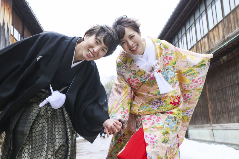 【金澤和装フォトBeautyデータ50カット+アルバムプラン】白無垢派?VS色打掛派?