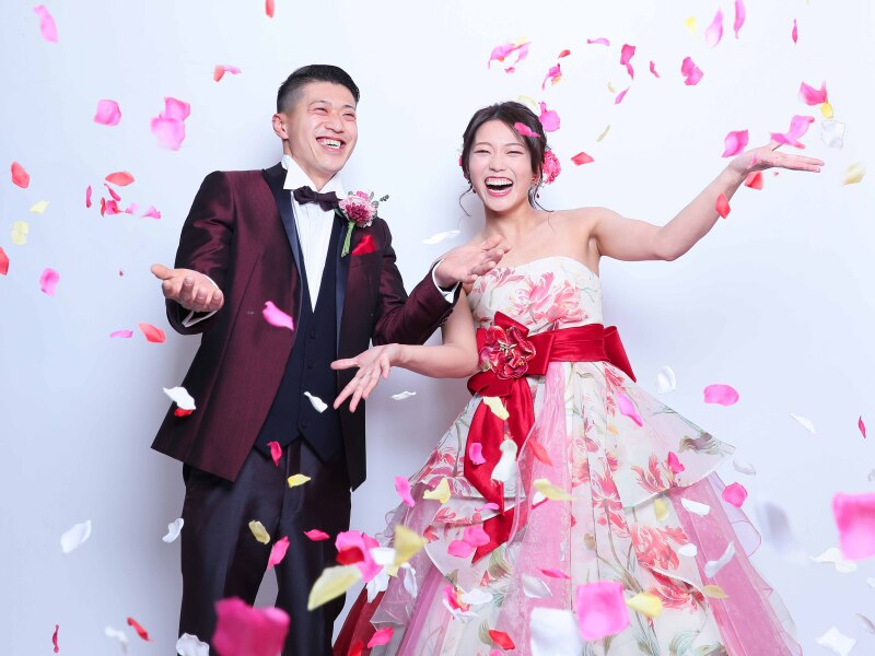 【洋装ドレス&times;タキシードプラン】衣装&times;ヘアメイク&times;ロケ撮影&times;データ付きプラン