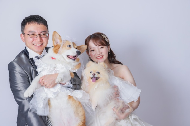 【愛しのペットと一緒に撮影!】ペットフォトプラン