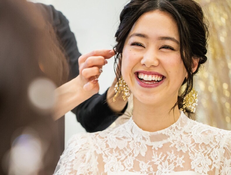 【ソロウェディング】洋装ドレス1点ヘアメイク着付付プラン