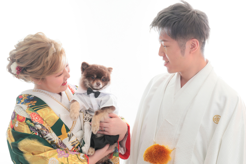 【愛しのペットと一緒に撮影!】ペットフォトプラン