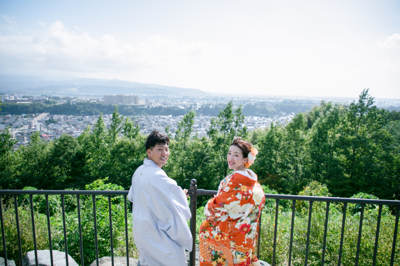 【卯辰山】和装ロケーション撮影プラン