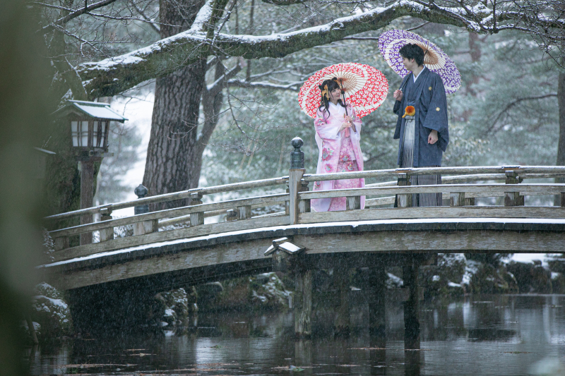 【北陸雪景色】冬の和装ロケーション撮影プラン