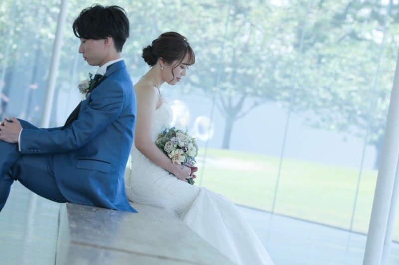 アートな空間でフォトウェディング【21世紀美術館月曜日限定プラン】