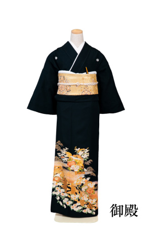 黒留袖　御殿