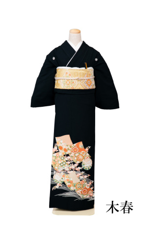 黒留袖　木春