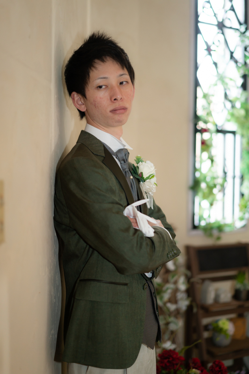 新郎様のソロショット♪