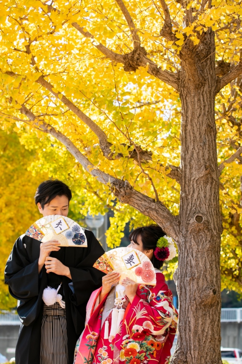 近くの公園でロケーション撮影開始!