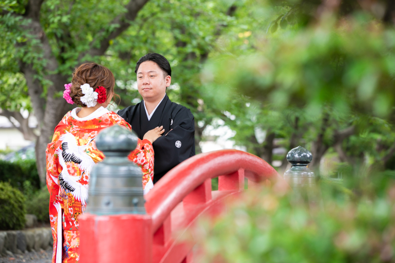 先鳥神社に移動してロケーション撮影スタート！