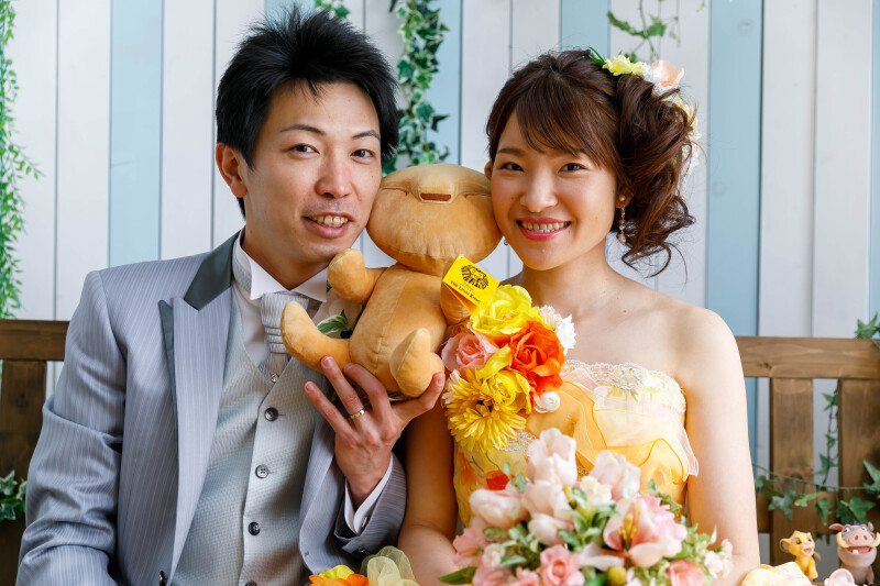 カラードレスにお色直しをしました！