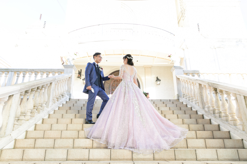 大階段での1枚+.