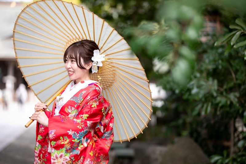 新婦様のソロショット