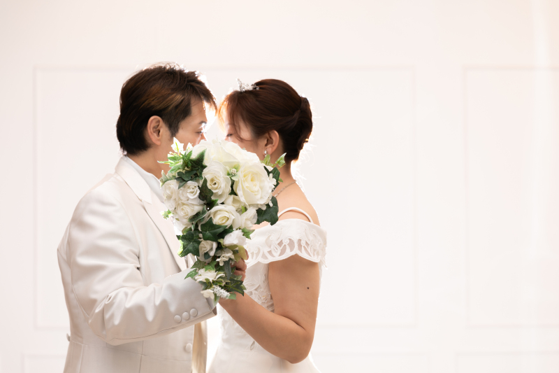 ブーケを使って・・"+.