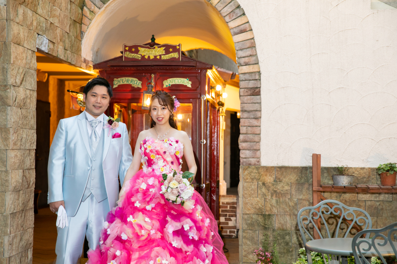 カラードレスへお色直し