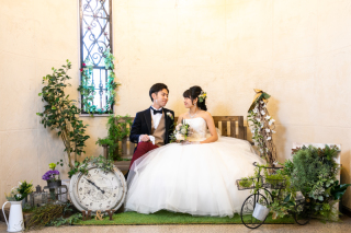 ボタニカルイメージで撮影♡