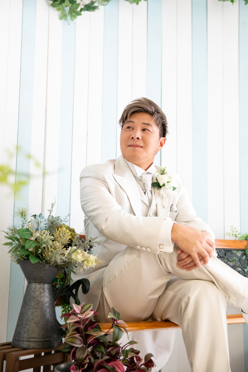 ご新郎様ソロショット！