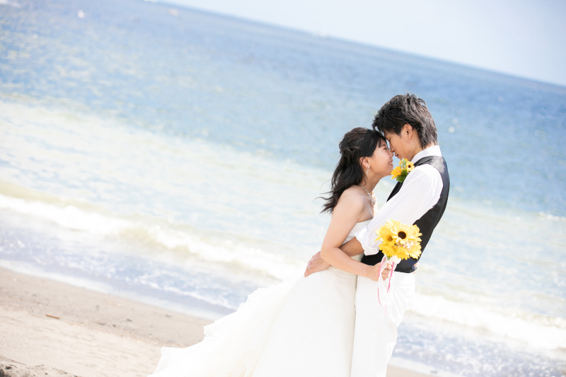 ひまわりのブーケで…♡