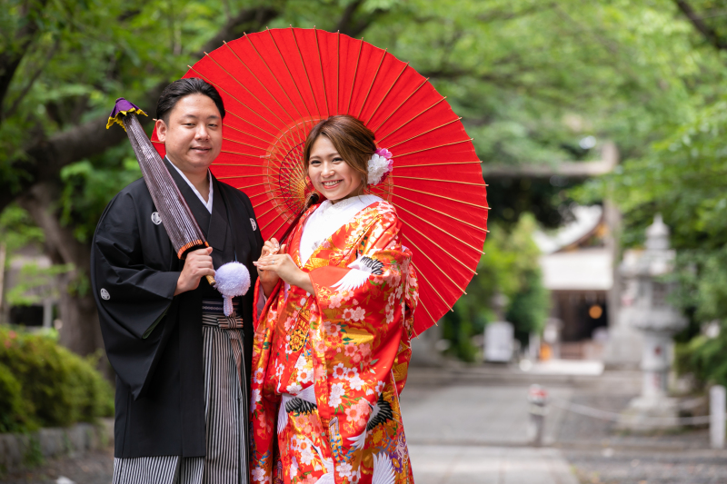 新緑の季節ならではの木々に囲まれた一枚♡