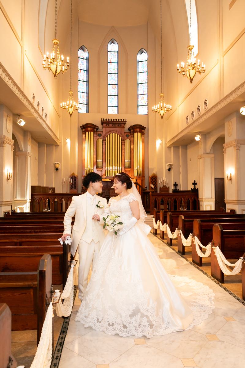 県内有数の大きさを誇るチャペルで*+.