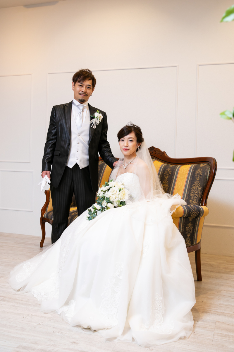 お色直しをして撮影再開！