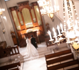 チャペルでロケーション撮影♪
