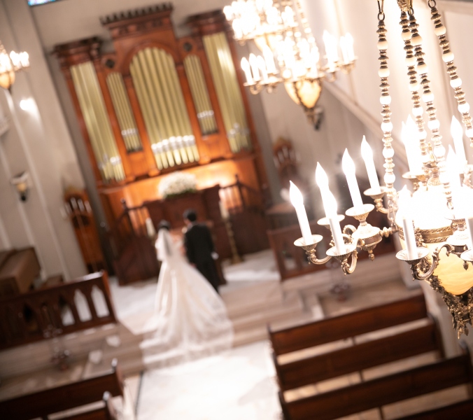 チャペルでロケーション撮影♪