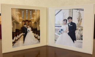 2面レザー台紙