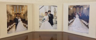 3面レザー台紙
