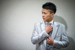 新郎ヘアセット