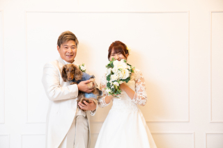 フォトウェディングLucia平塚店_ペットと一緒に