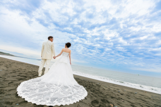 フォトウェディングLucia平塚店_☆大人気☆海ロケーション