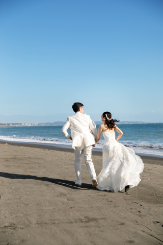 フォトウェディングLucia平塚店_☆大人気☆海ロケーション