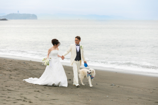 フォトウェディングLucia平塚店_ペットと一緒に