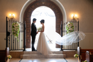 フォトウェディングLucia平塚店_提携結婚式場で挙式風フォト
