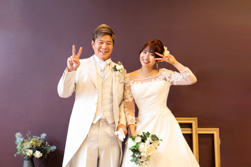 フォトウェディングLucia平塚店_スタジオ撮影