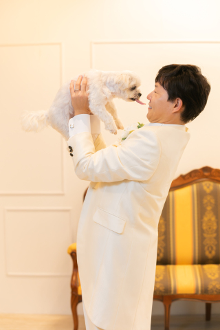 フォトウェディングLucia平塚店_ペットと一緒に
