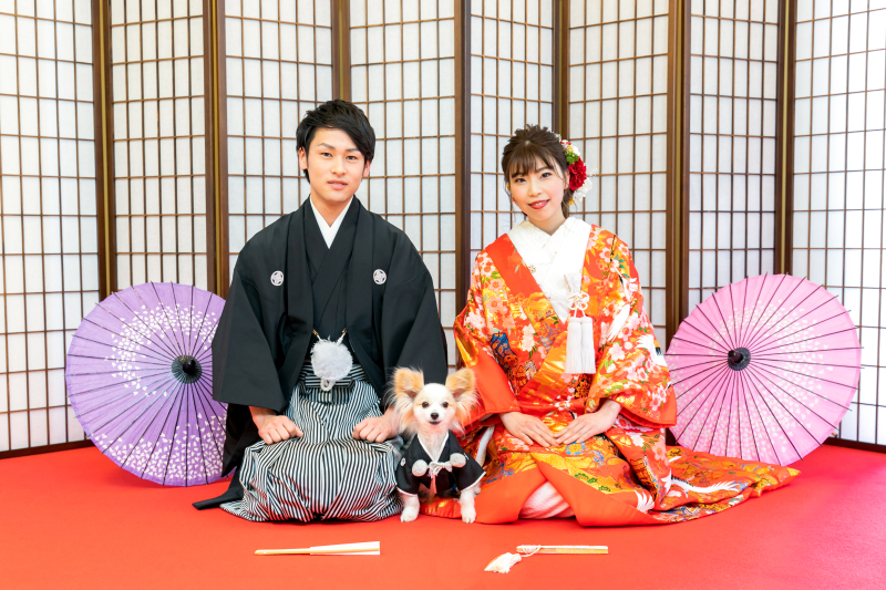 どっちも着たい!洋装&和装スタジオプラン(データ100カット付)