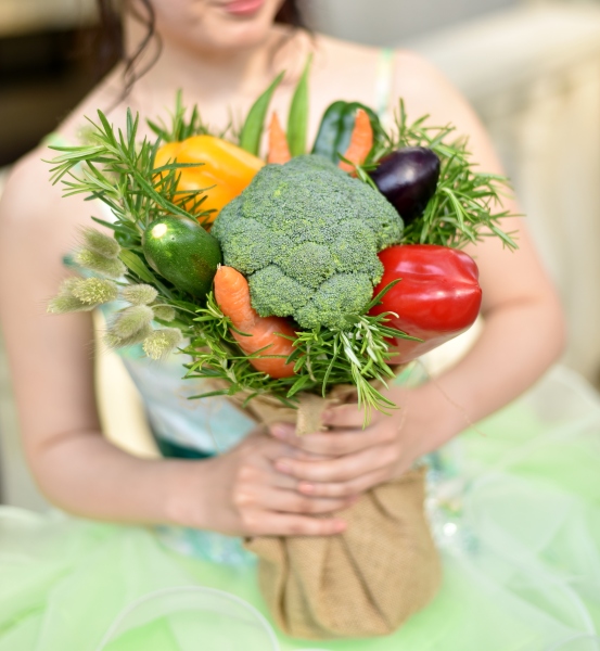 【完全オリジナル生花ブーケ】洋装スタジオプラン(データ50カット付)