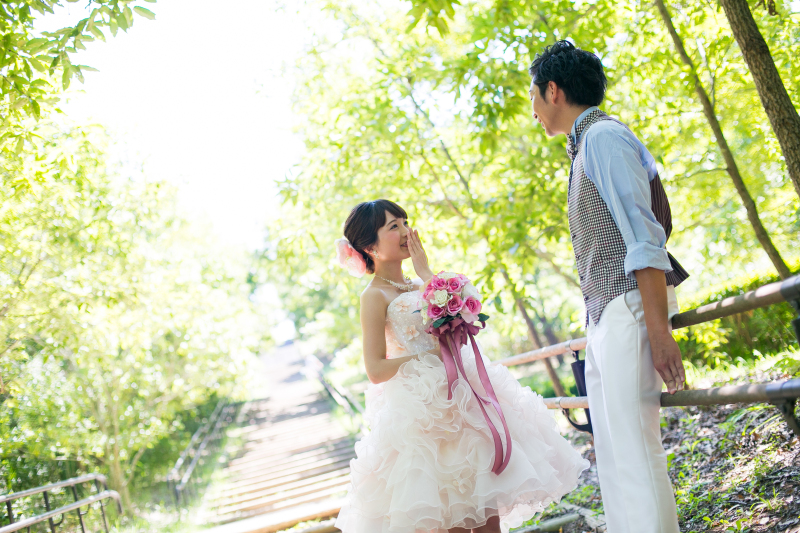 緑溢れる公園で◇洋装おまかせ公園ロケプラン(データ50カット付)