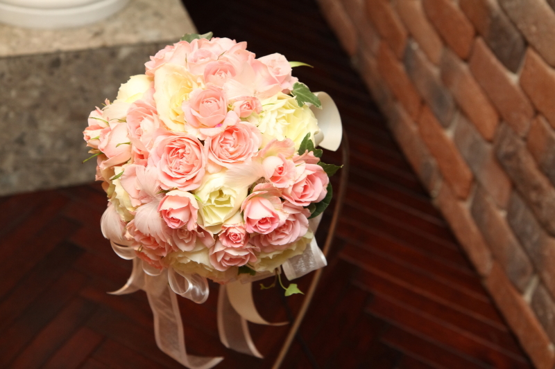 【完全オリジナル生花ブーケ】洋装スタジオプラン(データ50カット付)