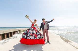 【洋装＆和装】海ロケーション×館内！