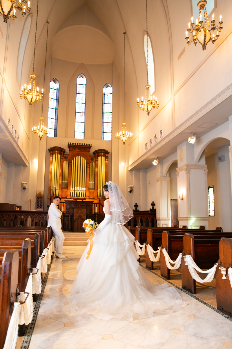 ウエディングドレスに着替えて✧