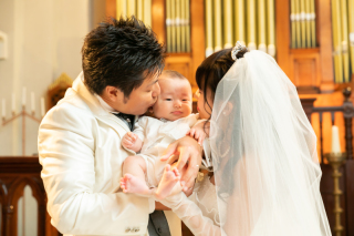 大切なお子様と愛車とのフォトウェディング